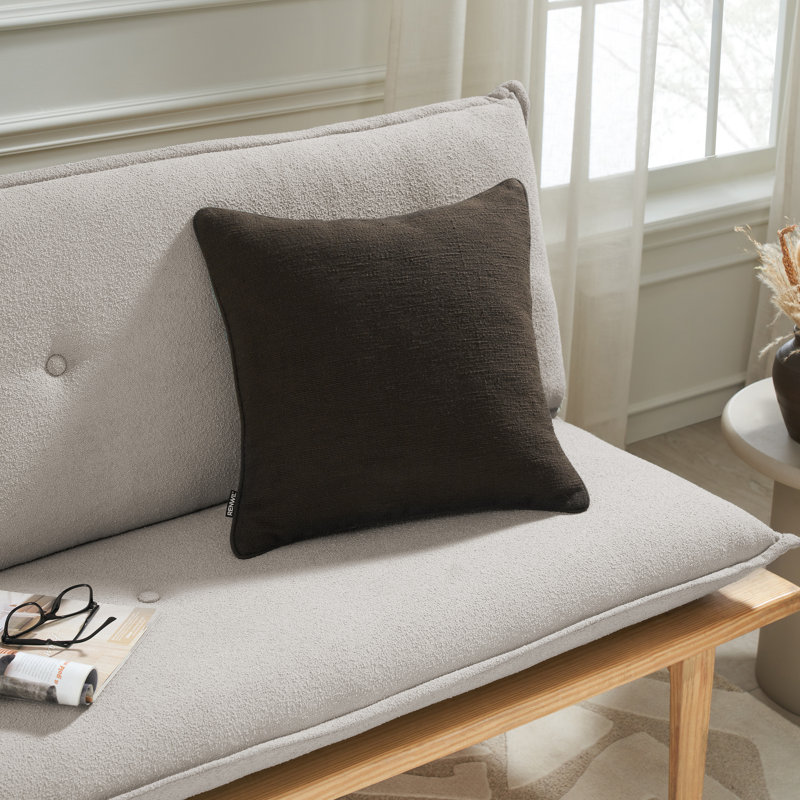 Coussin d'intérieur Brooklyn, Brun