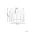 TRAFARIA 26Cm Metal Tabletop Candelabra