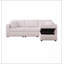 Le canapé 106,6 po souple pour 3 personnes correspond au repose-pieds hydraulique relevable de 30,7 po-676280777