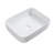 Myhomekeepers 15'' Ceramic Rectangular Bathroom Sink