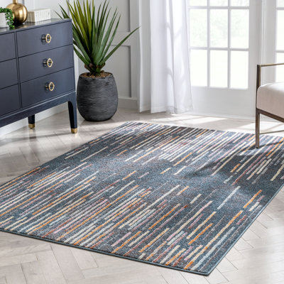 Rodeo Abstract Synthetic Area Rug