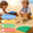 34'' x 5.5'' Solid Wood Square Sandbox