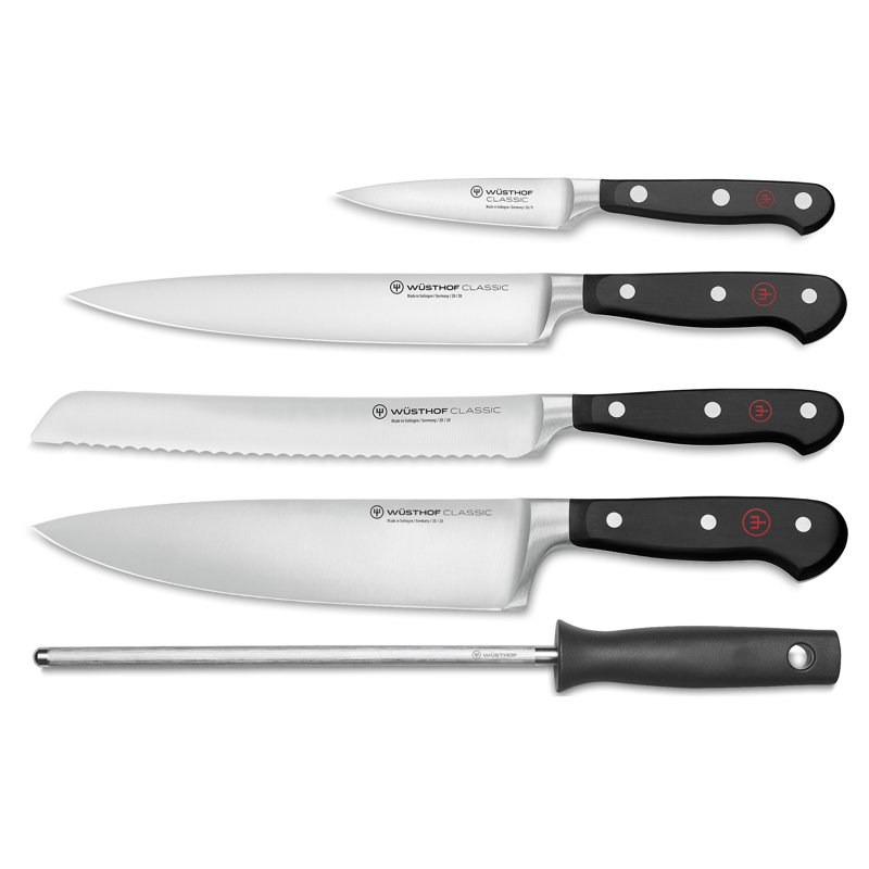 WÜSTHOF Classic 6-Piece Knife Block Set
