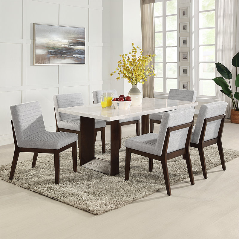 Suffolk Dining Table W/Marble Top