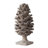 Set Of 2 Pinecone Table Decor, Small: D7x10.5", Large: D7x14"
