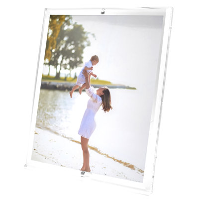 Clear Beveled Frame Clear Beveled Floater Picture Frame