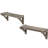 Abedin 2 Piece Fir Bracket Shelf