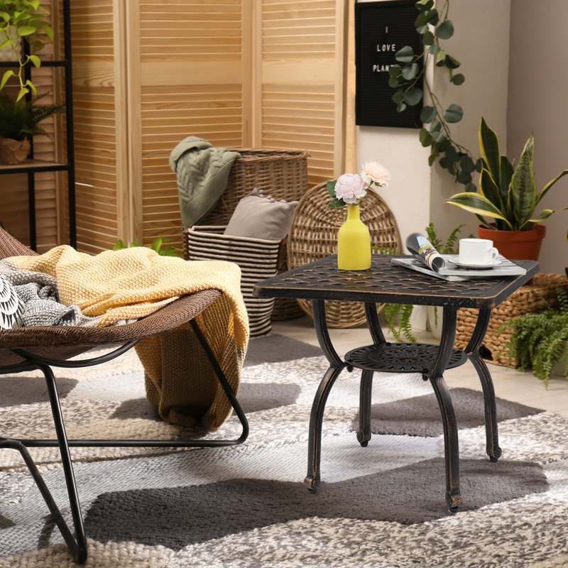 Table d'extérieur Kiya L 21,2 x l 21,2