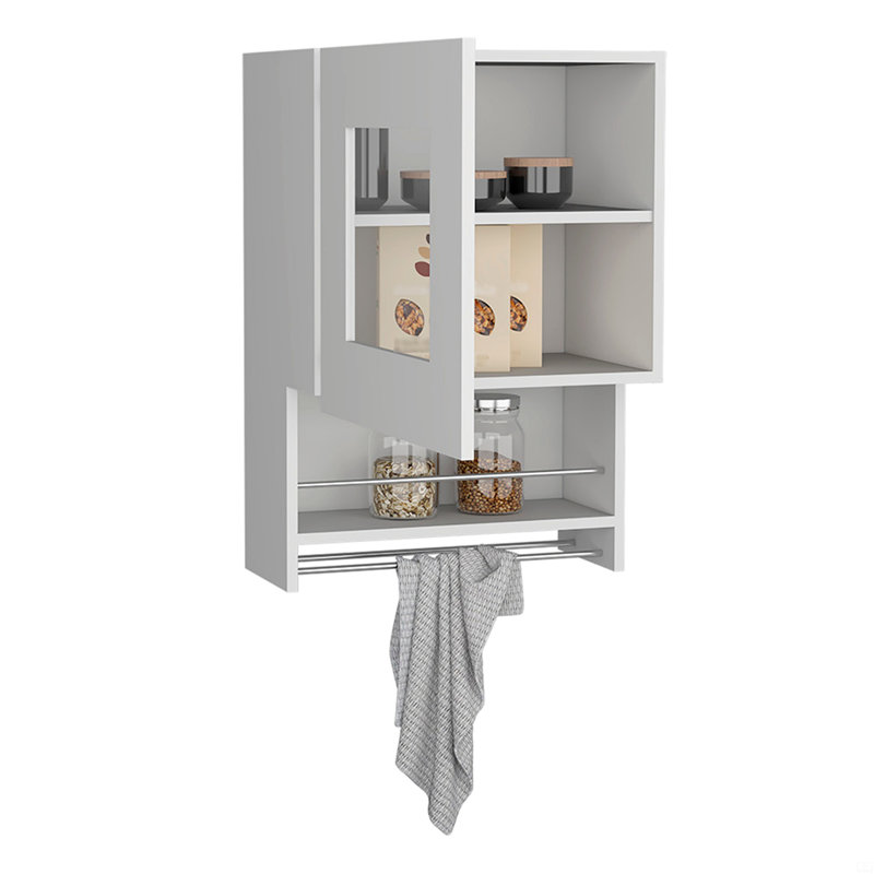 Kitchen Wall Cabinet, Three Shelves