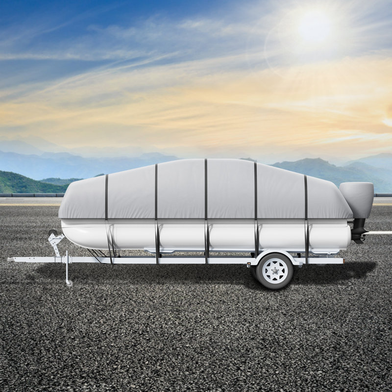 Buckle Watercraft Cover By VEVOR, 101.6 cm H x 440 cm W x 862 cm D