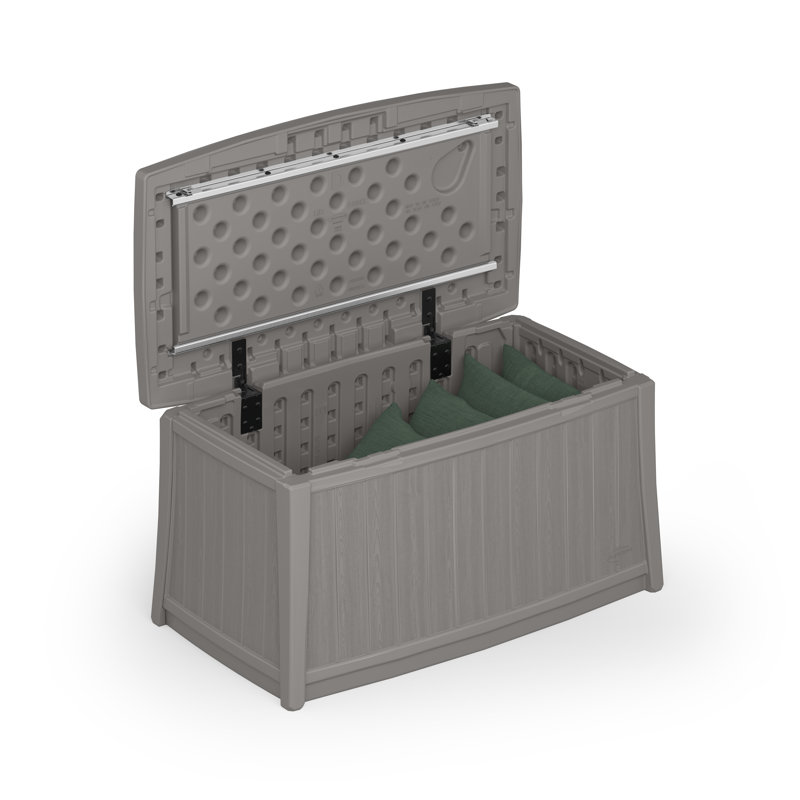 Table basse avec rangement Suncast®, Gris / gris colombe