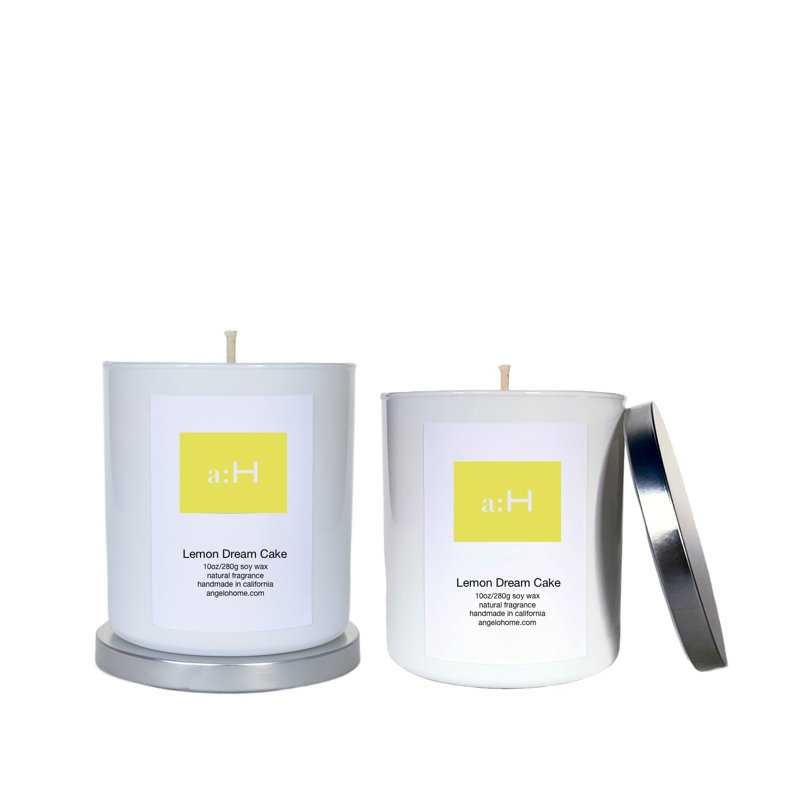 Lemon Dream Cake Scented Tumbler Candle Set