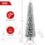 Arbre de Noël pré-éclairé en velours texturé-266161430