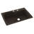 33'' L Mounting / Installation Required Single Bowl Solid Surface Kitchen Sink-38293818-38293835