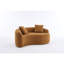 Canapé modulaire en chenille courbé S LY-042: double profondeur (21,3 po et 26,8 po), sans assemblage, compact pour les petits espaces, 400 lb, L 66,9 po-130187552-130187554