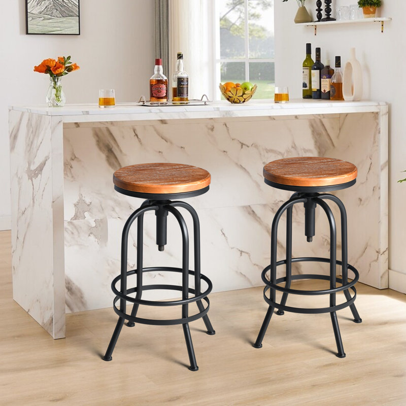 Tabouret Shaylee, Noir, 2