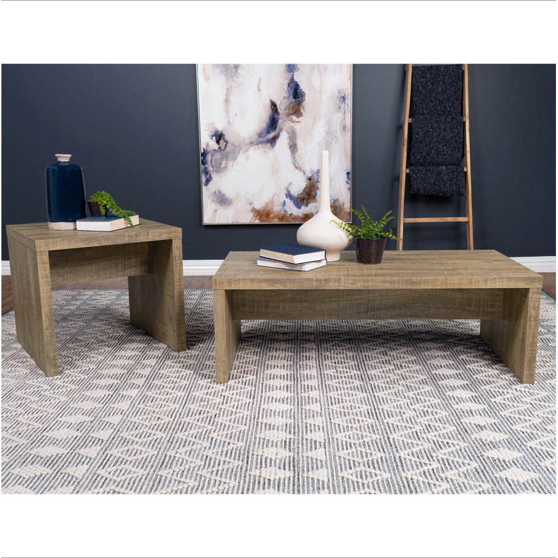 Table de bout en bois d'ingénierie Brianna