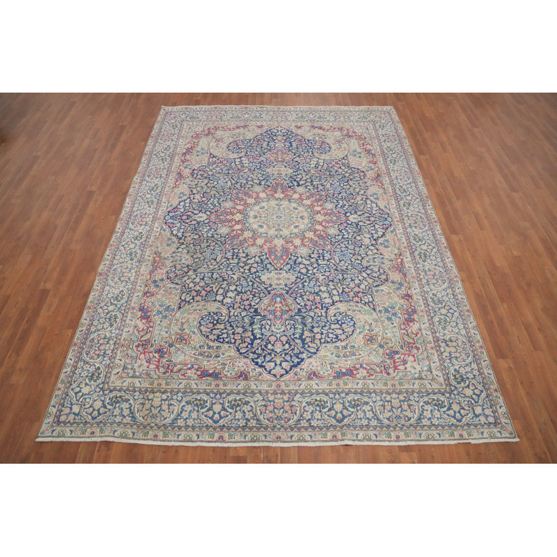 Tapis bleu 8 x 11