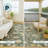 Machine Washable Indoor/Outdoor Chantille ACN2438 Floral Rug-2114827950-2114827944