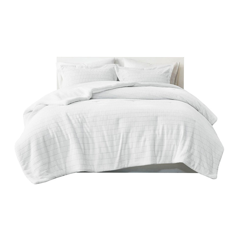 Très grand / très grand édredon avec - -, lavable à la machine, à texture luxueuse, literie