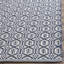 Tapis géométrique en coton tissé à la main Melaina-875882226