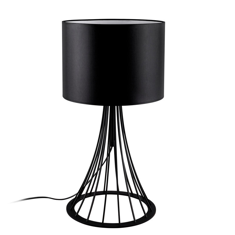 Lampe de table noire 24,02 po Charlize