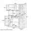 Buffet avec huche et armoire latérale escamotable-134530057-134530058