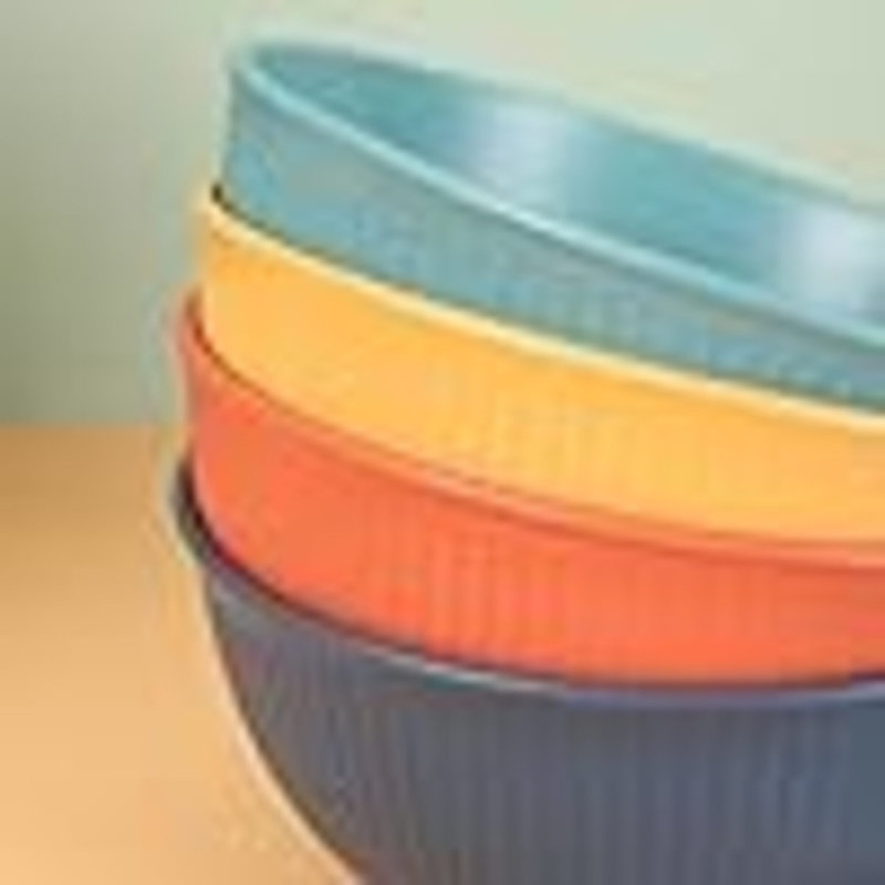 Bols à céréales incassables 24 oz - Ensemble de bols légers en fibre de paille de blé réutilisable - Va au lave-vaisselle et au micro-ondes - Parfait pour les collations, les céréales, la crème glacée, la soupe et les bols de riz