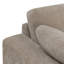 Canapé modulaire en chenille brun flottant l 123 po Sandim-132363213