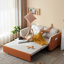 Coussin de canapé-lit standard en polyester blanc-252660005