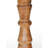 15'' H Wood Tabletop Candlestick-1783743379