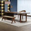 Walnut Rectangular Solid Wood Executive desk-1535314340