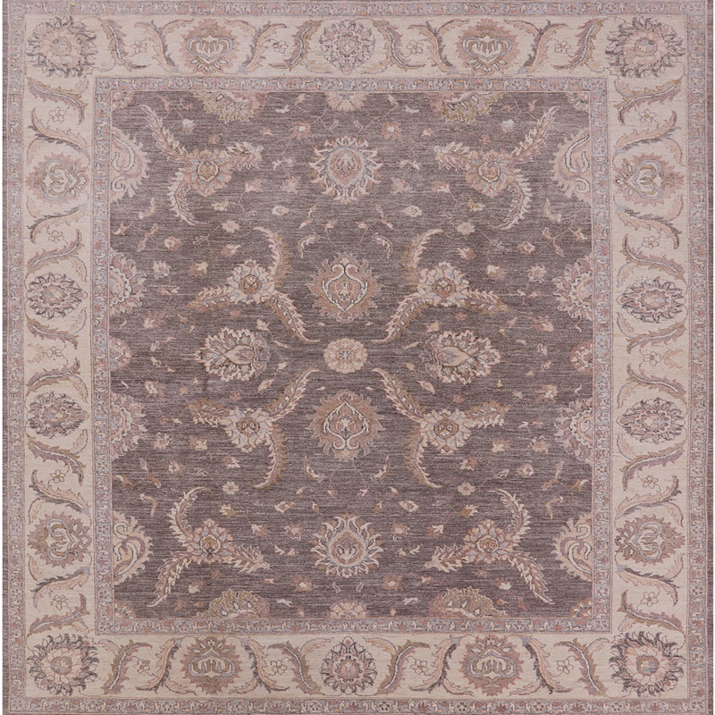 Tapis brun Davlin, Carré 5 pi