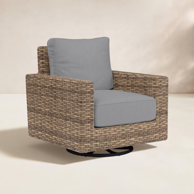 Havana Sunbrella® Swivel Patio Rocking Chair