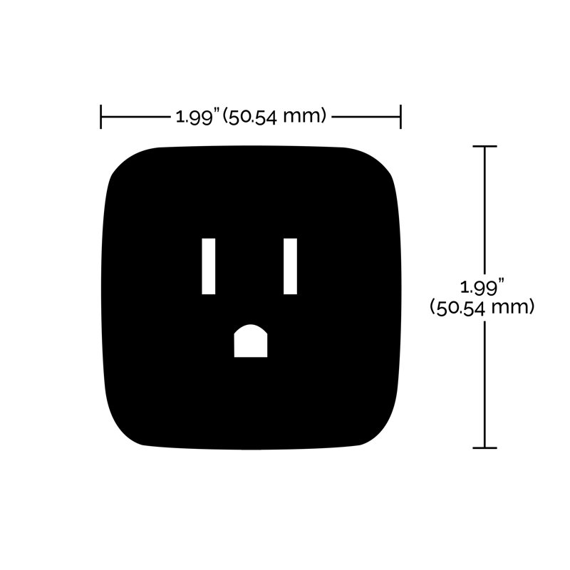 Starfish WiFi Smart Plug 120V Outlet 10 Amp Mini Square