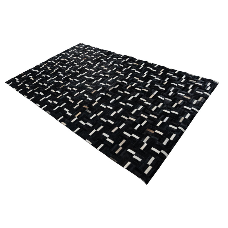 Tapis noir Juliana