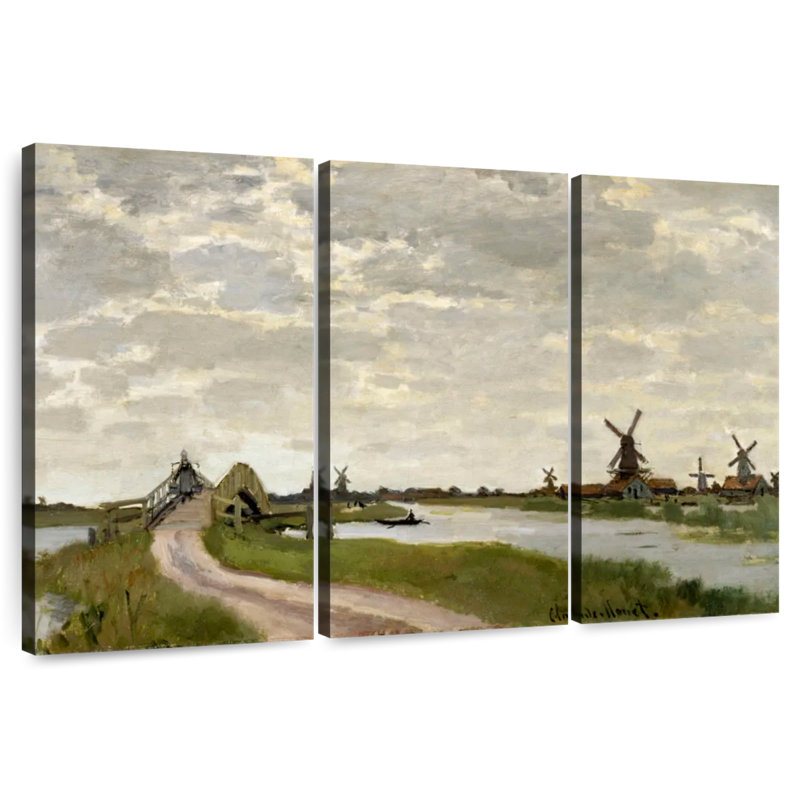 Alvord Windmills Near Zaandam, 24" H x 38" W