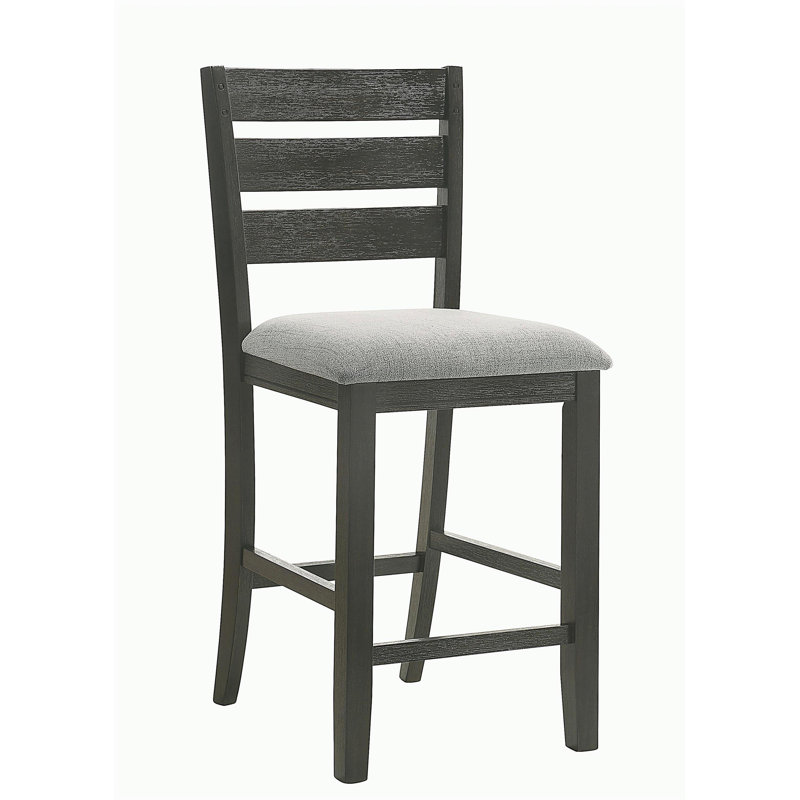 Tabouret de bar noir moderne en carbone
