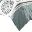  Ensemble d'édredon en microfibre bleu / gris 7 pièces-1879203545