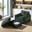 Fauteuil d'appoint rembourré avec repose-pieds avec rangement-343178772