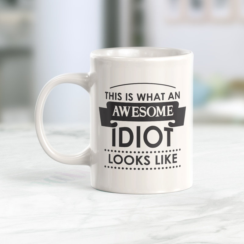 C’est ce qu’on appelle un idiot génial comme une tasse à café, 11 oz, Plastique