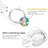 12 Pack Multi-Color Fairy Lights Battery Operated - 7Ft 20 LED Waterproof Micro Firefly Lights For Christmas Decor, DIY Craft, Wedding Table Centerpieces, Flowers-124246204
