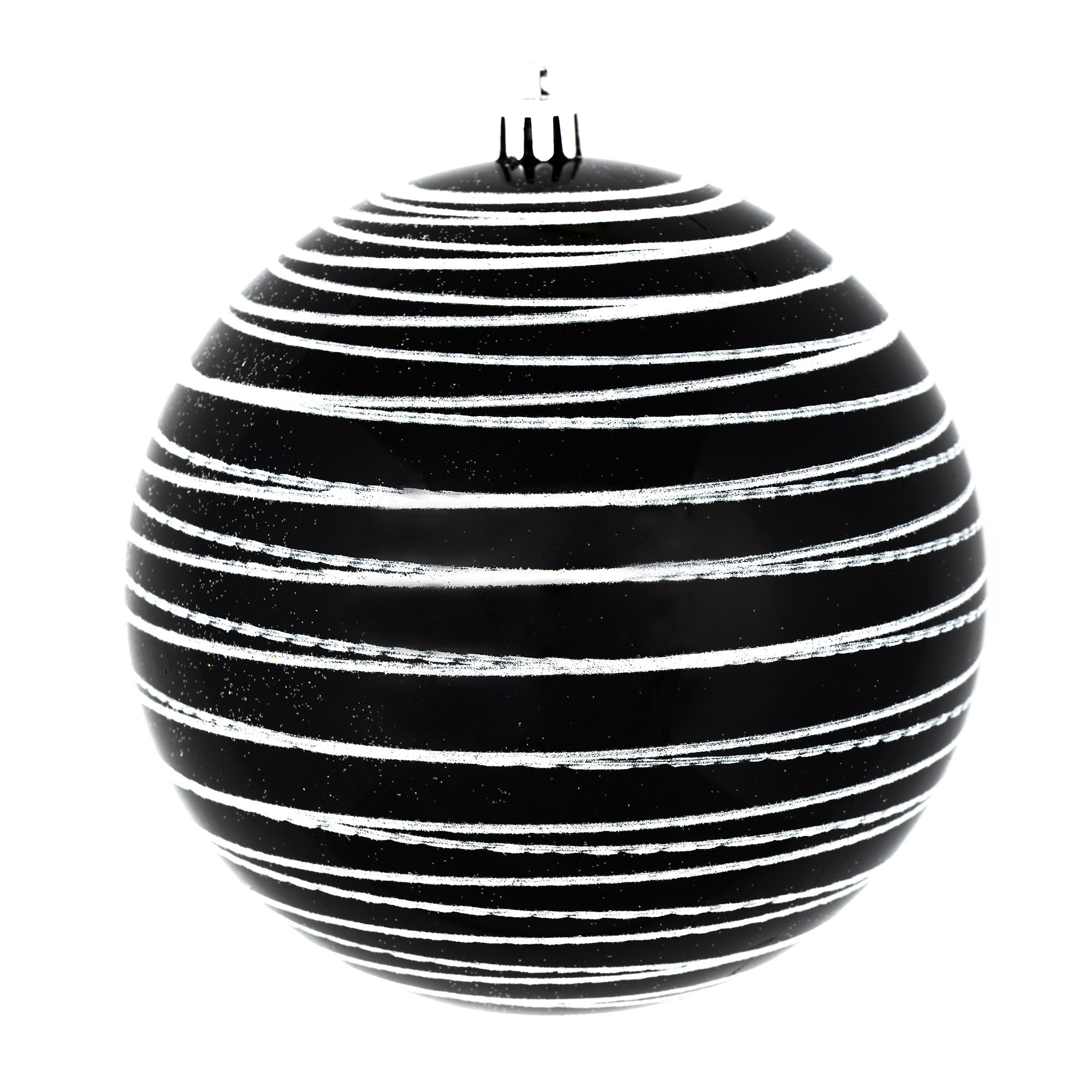 Candy Finish Ball Ornament, Black
