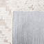 Tapis géométrique beige en coton / laine touffeté à la main Patricia-1473709923