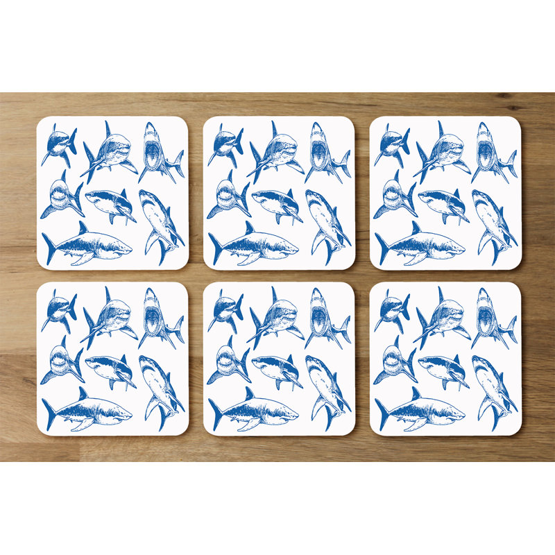 Square 6 Piece Coaster Set