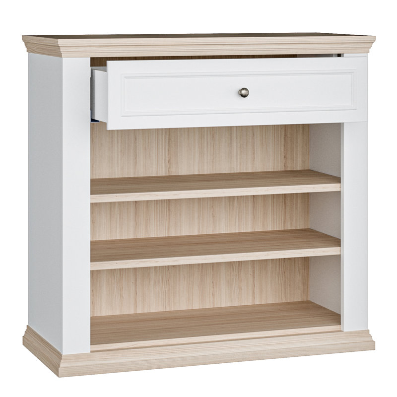 Pontypool 98.9cm Sideboard, White/Oak