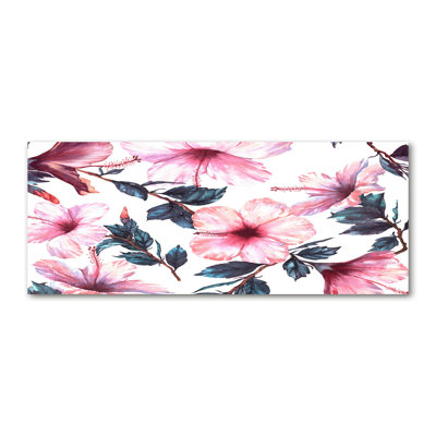 Hibiscus Flowers - Wrapped Canvas Print