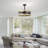 Zulu 25 Inch Cage Imitation Wood Grain Ceiling Fan With Remote