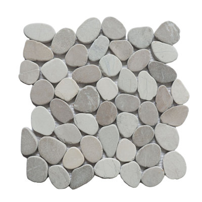 Carreau de mosaïque pour mur et plancher en pierre naturelle Hawaii 12 "x 12"