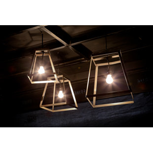 Luminaire suspendu géométrique 1 lumières simple